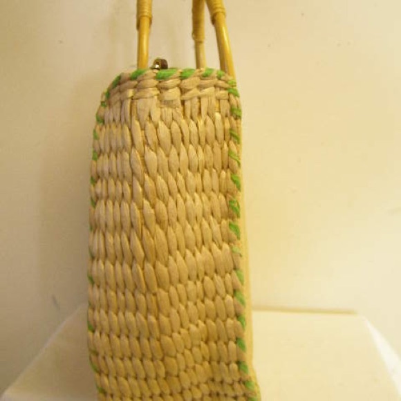 NWT 5 star Large Flamingo straw beach bag tote - Picture 2 of 6